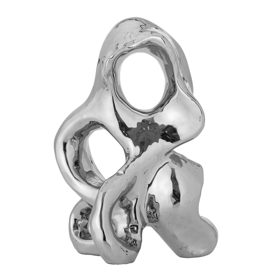 BLOOMINGVILLE Vinini Deco, Silber, Steingut (L18xH27xB13 cm)