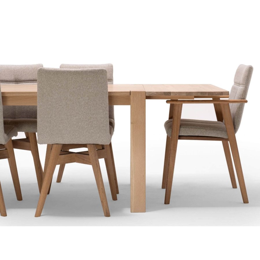 NocNoi Ven spisebordsstol - grt stof/egetr