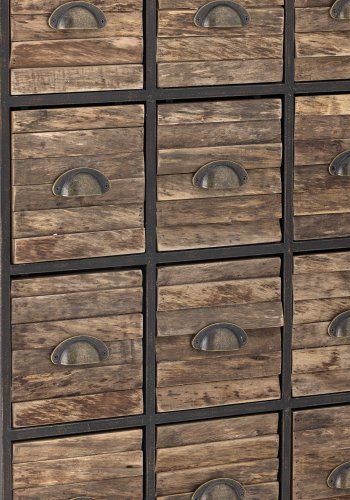 CREATIVE COLLECTION Matteo Schublade, Schwarz, Metall