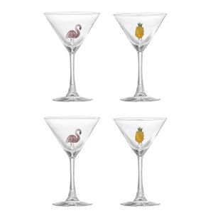 BLOOMINGVILLE Misa cocktailglas - klar glas (st af 4)