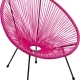 KARE DESIGN Acapulco Pink lnestol/havestol - pink plast og stl
