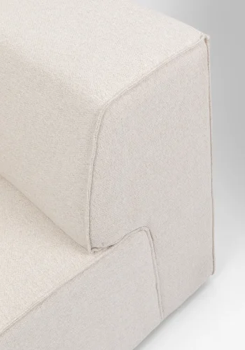KARE DESIGN Infinity Corner Elements Cream Right modul - creme polyester og polypropylen