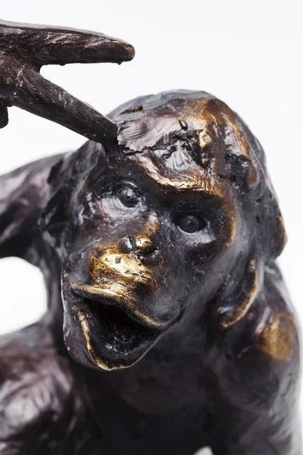 KARE DESIGN Monkey boksttte - svart polyresin (sett med 2)