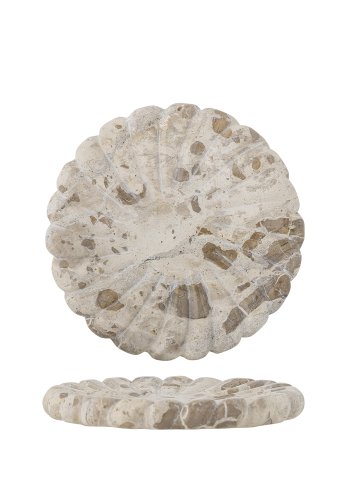 BLOOMINGVILLE Marlie Schale, Natur, Marmor (T22,5xH2,5 cm)
