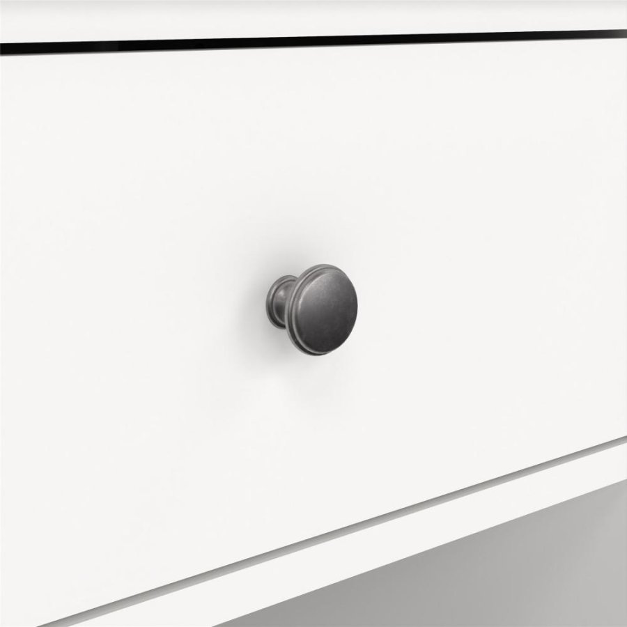 TVILUM North Sengebord med 1 skuffe, Hvid, 47,8 x 43,3 x 63,4 cm