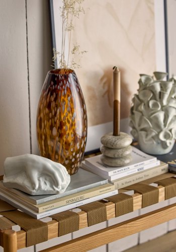 BLOOMINGVILLE Daraz Vase, Braun, Glas