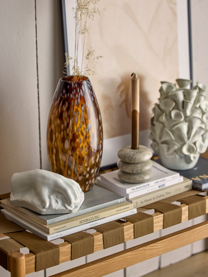 BLOOMINGVILLE Daraz Vase, Braun, Glas