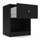 
TVILUM may natbord - sort træ, kvadratisk, med 1 skuffe og 1 rum
