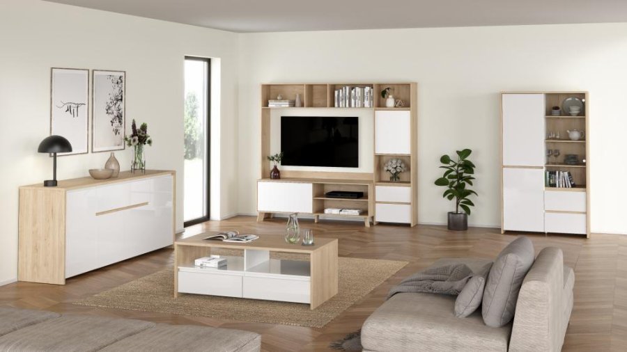 TVILUM Next Couchtisch 2 Schubladen