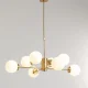 KARE DESIGN Heavenly Gold taklampe - hvitt glass og messingstl (98)