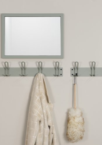 SPINDER DESIGN Miles 3 knagerkke, m. 3 knager - stvet grn stl