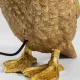 KARE DESIGN Animal Duck bordslampa - svart bomull och guld polyresin