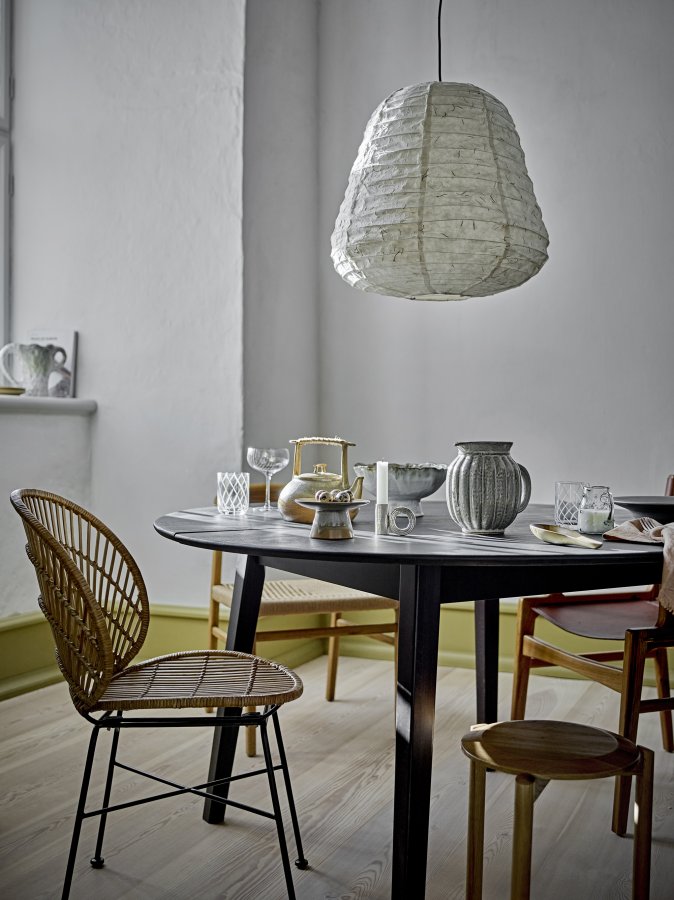 BLOOMINGVILLE Peron spisebord, svart, FSC 100%, eik