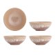 CREATIVE COLLECTION Darlene Schüssel, Rosa, Steingut (D20,5xH7,5 cm, 4er-Set)