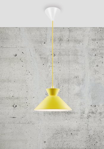 NORDLUX Dial 25 taklampe - gult metall