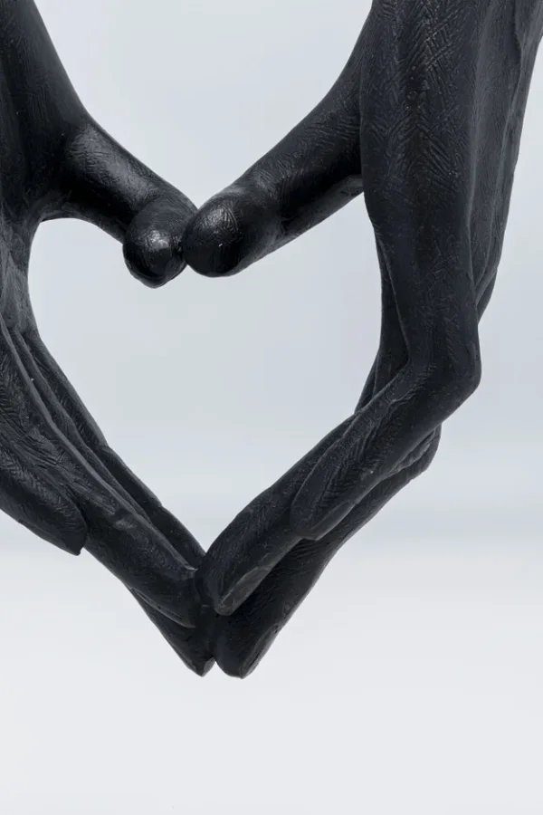 KARE DESIGN Elements Heart Hand figur - polyresin, stl og marmor (H:62cm)