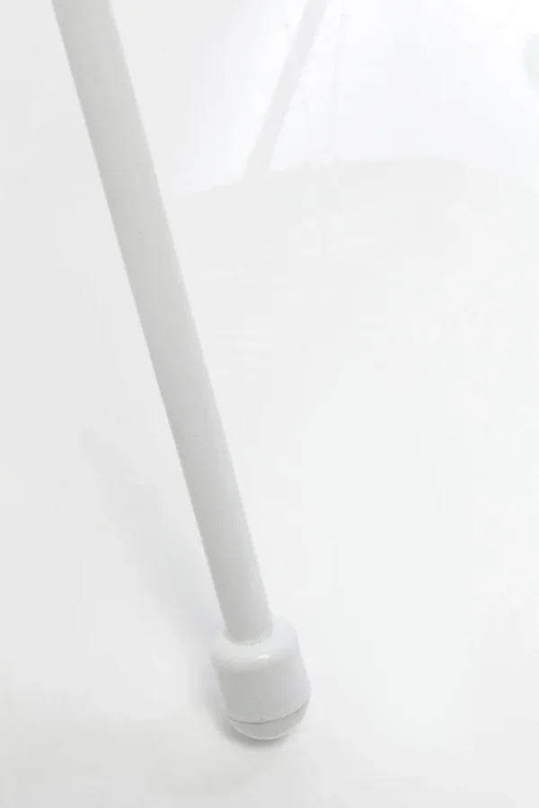 KARE DESIGN Acapulco White lnestol/havestol - hvid polyethylen og stl