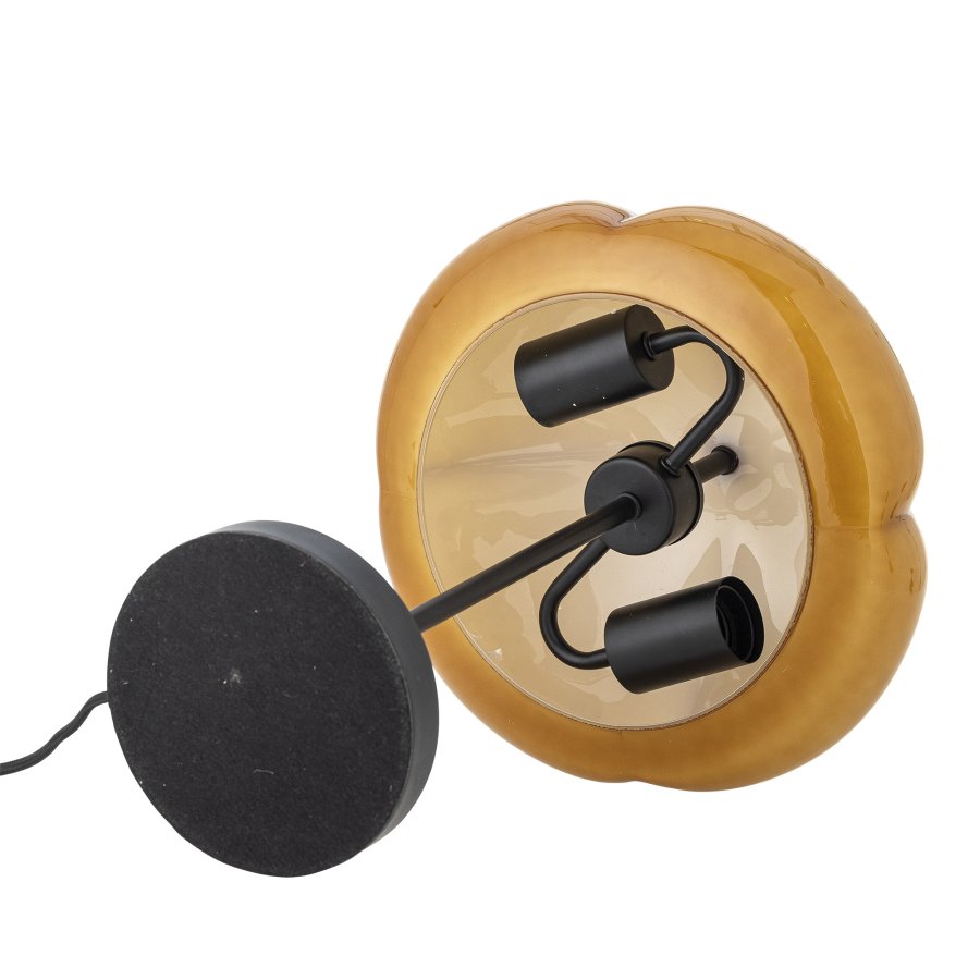 CREATIVE COLLECTION Kinoko Tischleuchte, Gelb, Metall (T30xH46,5 cm)