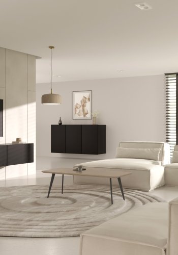 
KOCOT KIDS dallas tv-skap - svart massiv bøk og mdf
