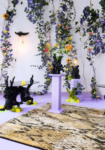 BOLD MONKEY Dragonized Bastard Vase – schwarzes Harz