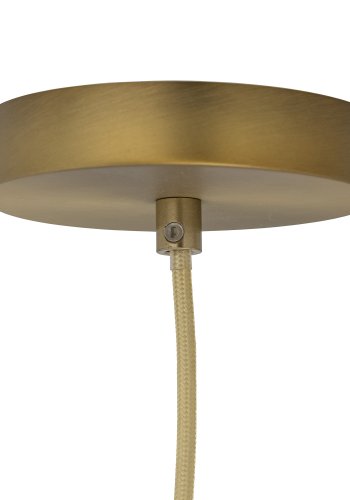 CREATIVE COLLECTION Azizi Deckenleuchte - braunes Glas (H:30)