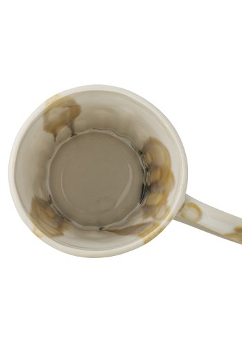 CREATIVE COLLECTION Joseph Becher, Braun, Steingut (D9xH9,5 cm, 4er-Set)