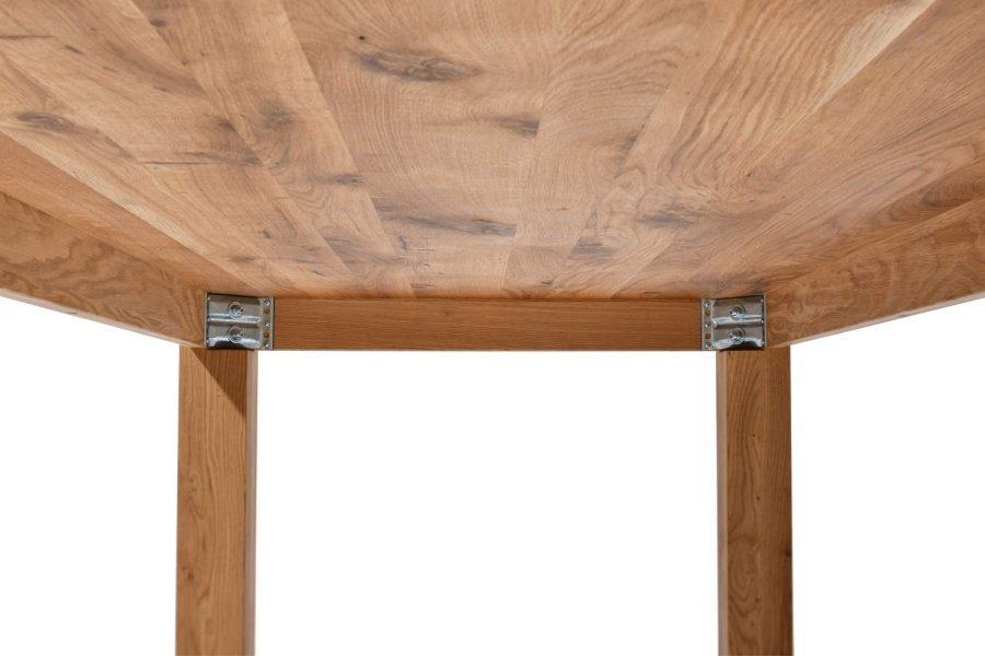 Rektangulrt Sam spisebord med rett kant - massiv eik, oljet (200x90)