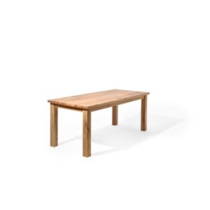 Rektangulrt Sam spisebord - massivt brstet egetr, olieret (200x90)