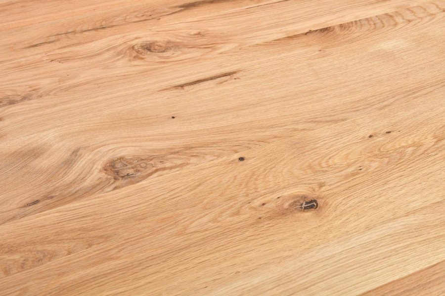 Rektangulrt Sam spisebord - solid brstet eik, oljet (200x90)