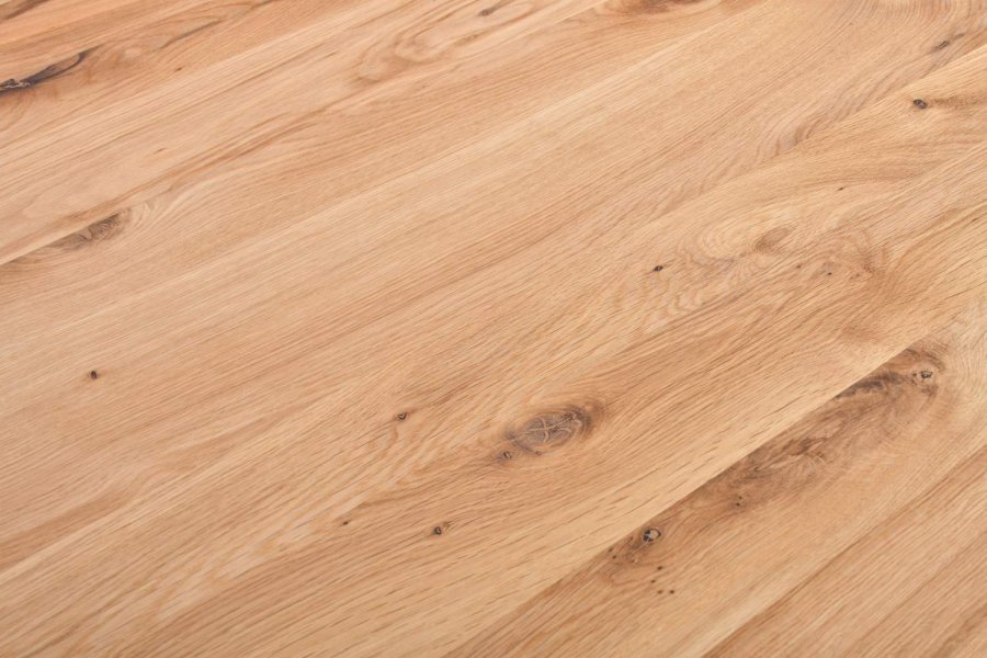 Rektangulrt Sam spisebord - solid brstet eik, oljet (200x90)