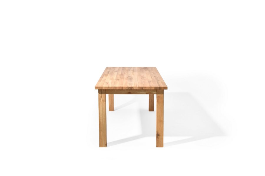 Rektangulrt Sam spisebord - solid brstet eik, oljet (200x90)