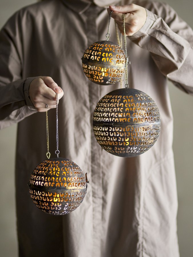 BLOOMINGVILLE Lumie Deco, messing, metall