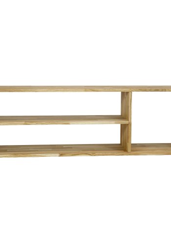 NOCNOI Puzzle TV-bnk, m. 3 rum - massivt olieret egetr (44,5x144)