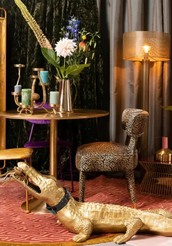 BOLD MONKEY I Feel So Soft Rundt teppe, med geometrisk mnster, rundt - rosa stoff (200)