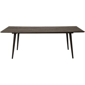DAN-FORM Bone Matbord - Brunt tervunnet Almträ och Trä (220 x 100 cm)