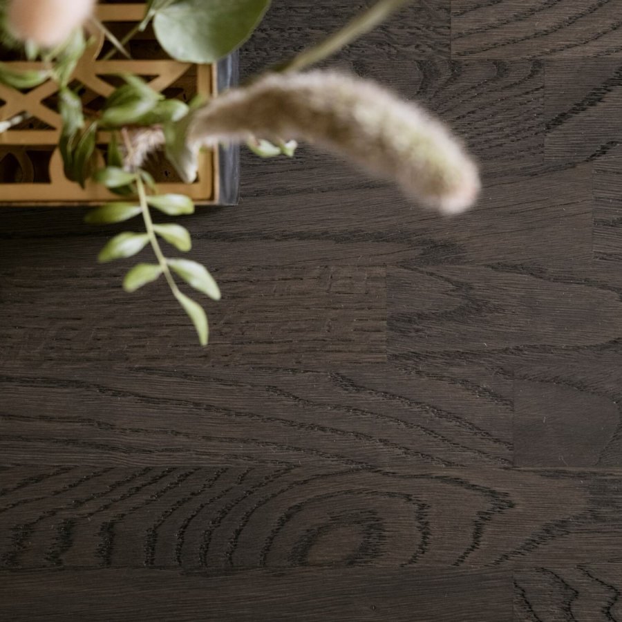 ROWICO Brooklyn sofabord - rget eg m. 1 hylde (130x75)