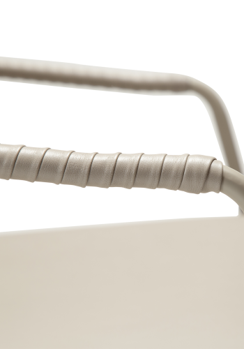 DAN-FORM BOTO spisebordsstol, m. armln - Cashmere kunstlder og Cashmere metal