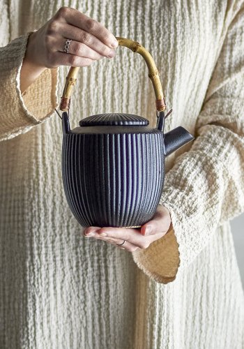 BLOOMINGVILLE Neri tekanne, svart, steinty