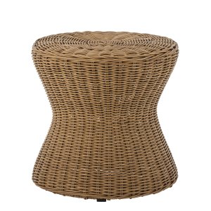 BLOOMINGVILLE Roccas udendrs sofabord, rund - brun polyrattan (53)