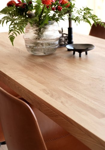 ROWICO Brooklyn spisebord - brstet eg m. udtrk (220x95)