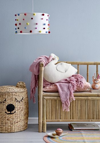 BLOOMINGVILLE MINI Dolma Kurv m/Lg, Natur, Vandhyacint, D42xH50 cm