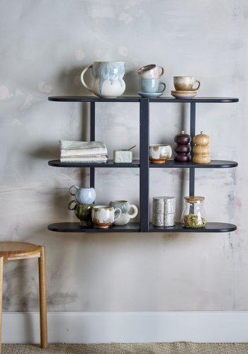 BLOOMINGVILLE Vicente Regal, Schwarz, MDF (L80xH55,5xB19 cm)