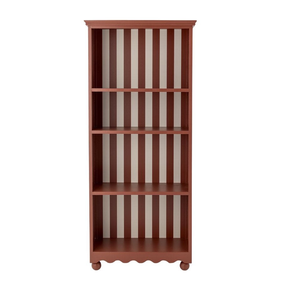 BLOOMINGVILLE Sasha Schrank, Rot, MDF (L66xH151,5xB32 cm)
