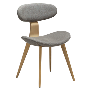 DANFORM Buckle spisebordsstol - pebble earth bouclstof og hvidkalket egetr