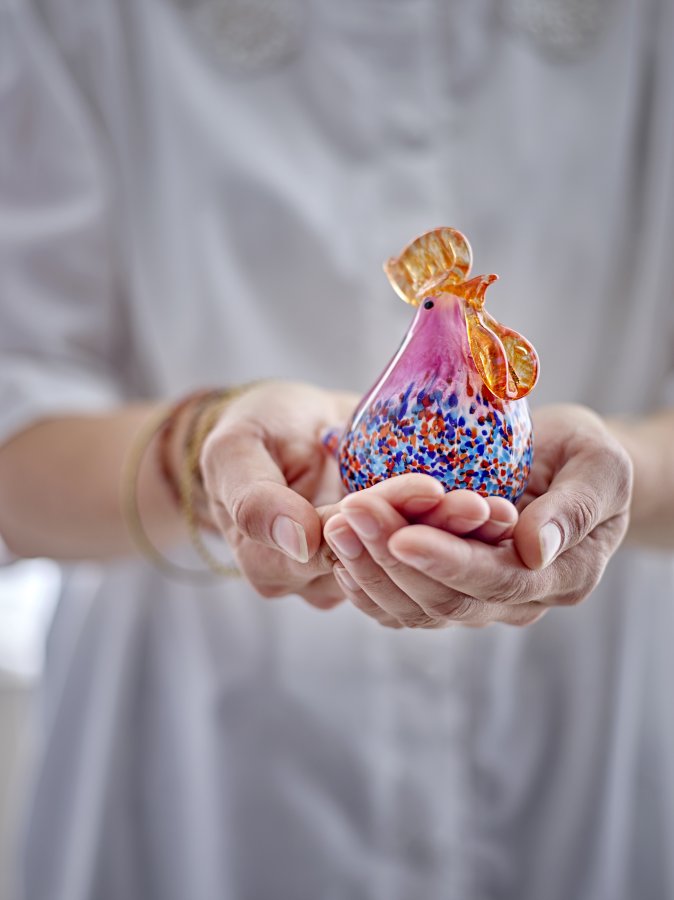 CREATIVE COLLECTION Livie Dekoration, Rosa, Glas