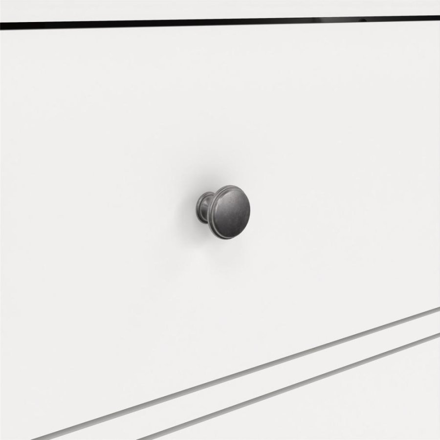 TVILUM North Chest med 4 skuffer, Hvid, 86,3 x 51,6 x 115,6 cm