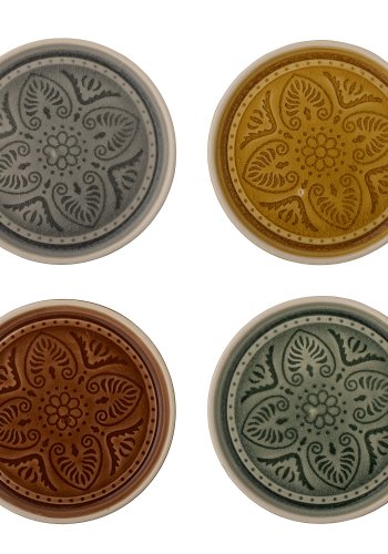 BLOOMINGVILLE Rani tallerken, grnn, steinty, sett med 4, D11xH1,5 cm