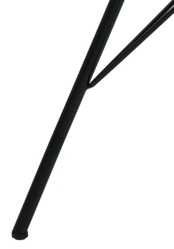 ACT NORDIC Eris Esszimmerstuhl - gelber Stoff und schwarzes Metall