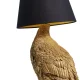 KARE DESIGN Animal Duck bordslampa - svart bomull och guld polyresin