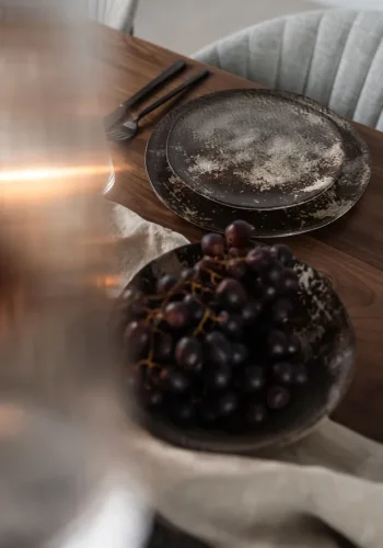 KARE DESIGN Savanne desserttallerken, kologisk - brun/gr matt keramikk (20)